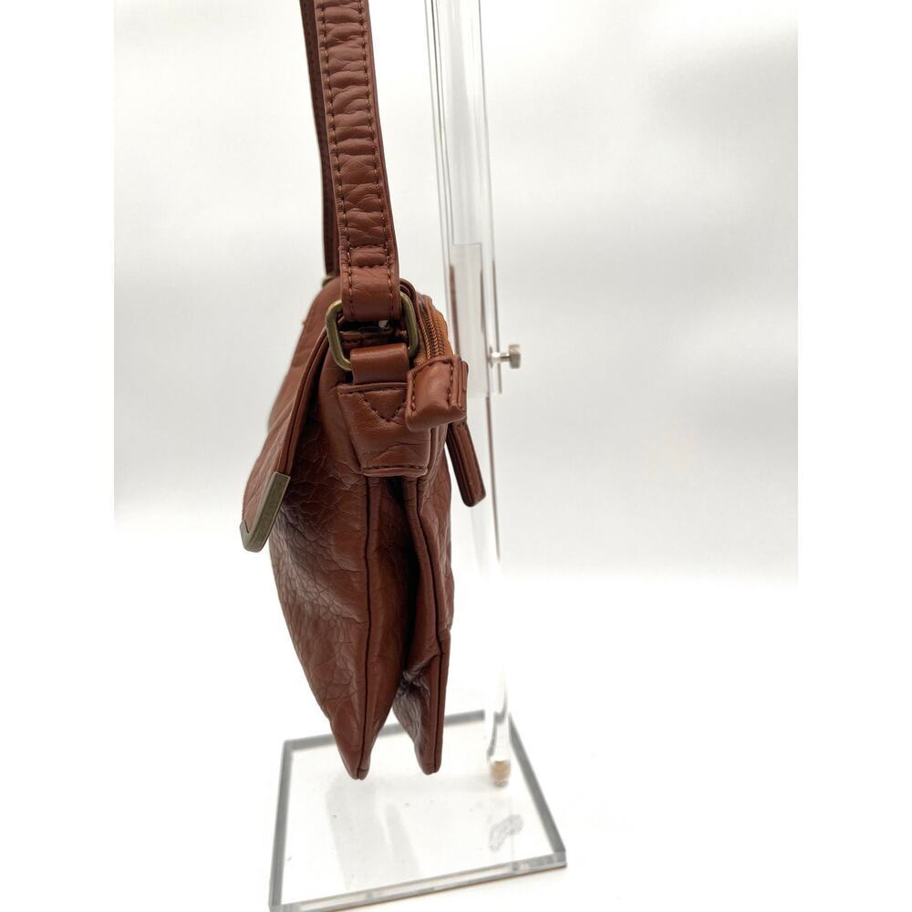 SLOUCHY HOBO NWT Leather Satchel, Brown - Picture 11 of 12